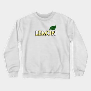 Lemon Crewneck Sweatshirt